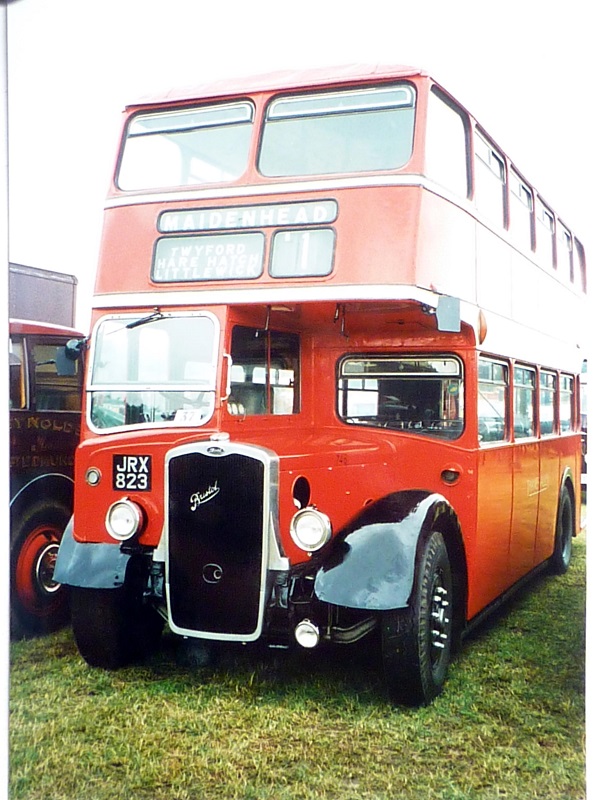 1955 Bristol Omnibus JRX 823, Knowl Hill Steam Rally, 12.8.2001