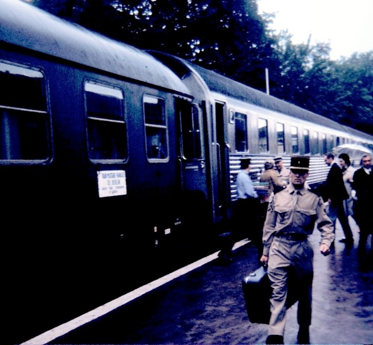 1971 – The First Class sleeper on the French train was the only Allied car with air-conditioning.