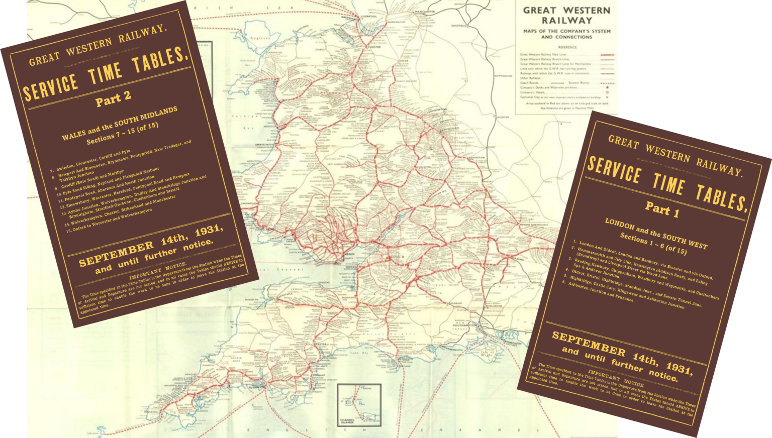 Timetable World Historical transport timetables and maps