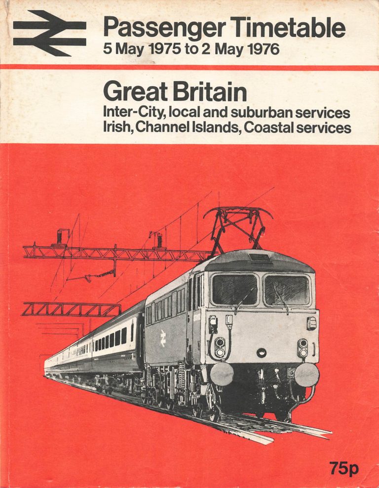 British Rail 197505 [Great Britain] Timetable World