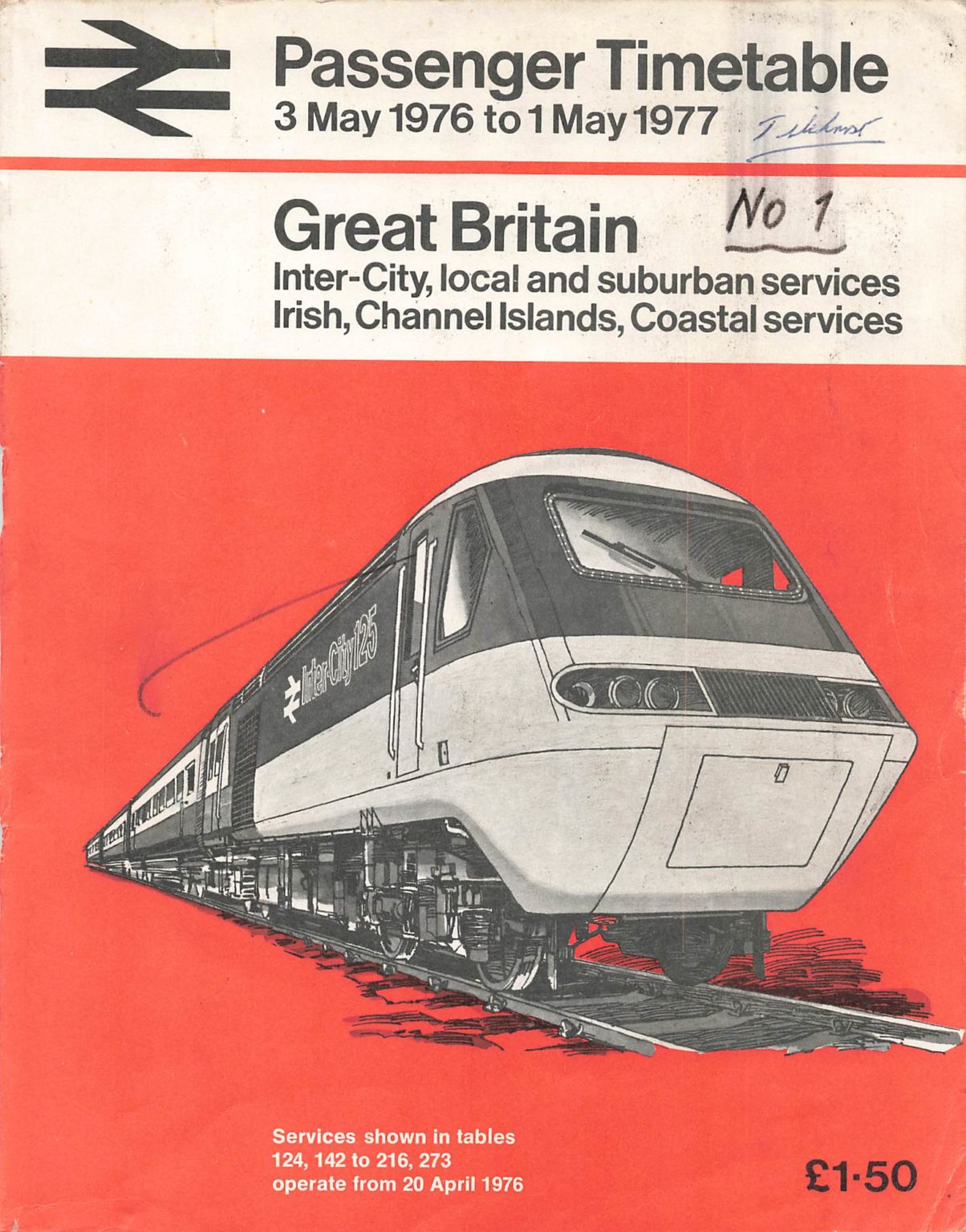 British Rail 1976-05 [Great Britain] – Timetable World