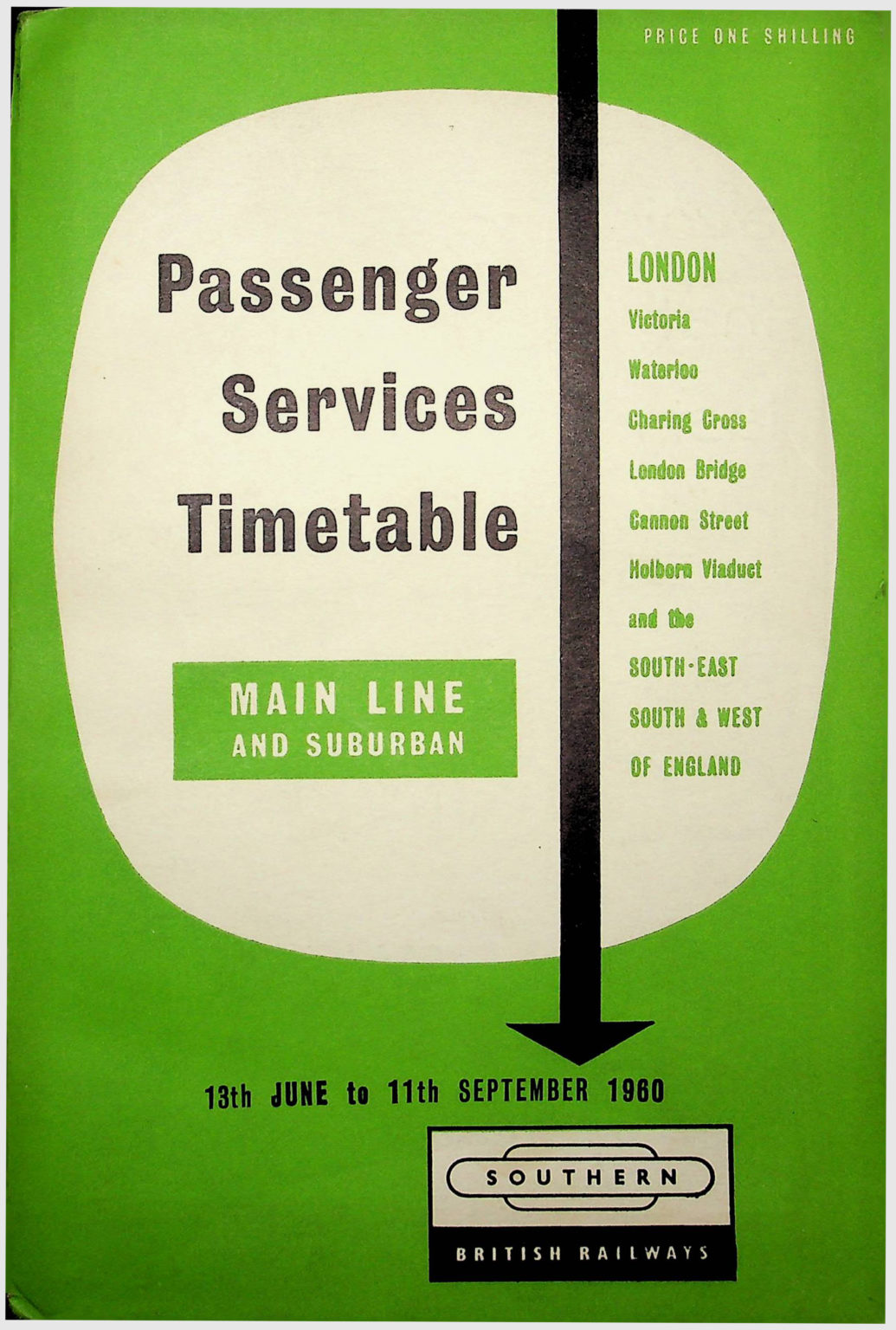 British Railways 1960 [Summer] Passenger Timetable – 6-book Bundle ...