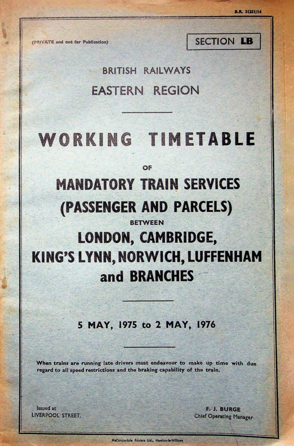 Employee BR Eastern - Mandatory Section LB 1975-05