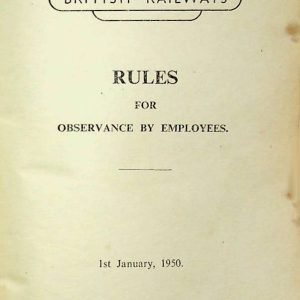 BR Rulebook Jan 1950 as amended