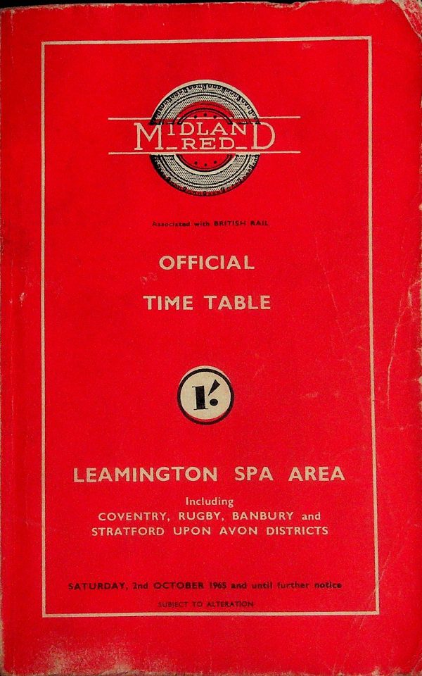 Midland Red Leamington Spa 1965-10 [Great Britain]
