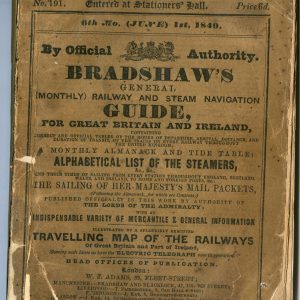Bradshaw's Guide 1849 [Great Britain]