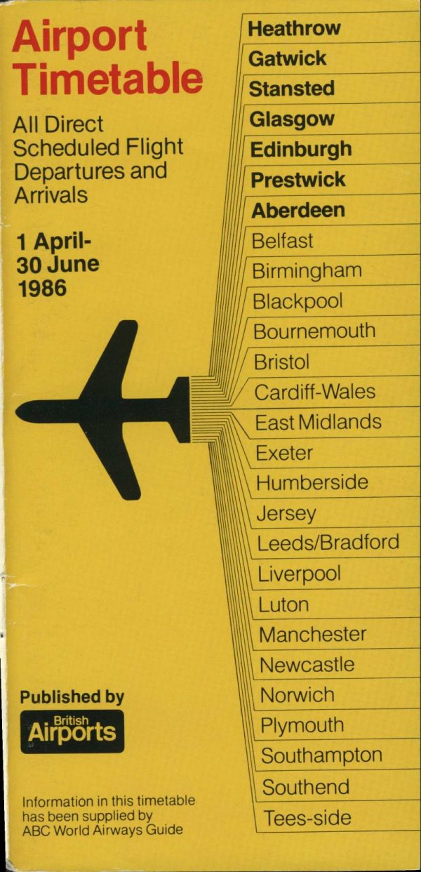 British Airports 1986