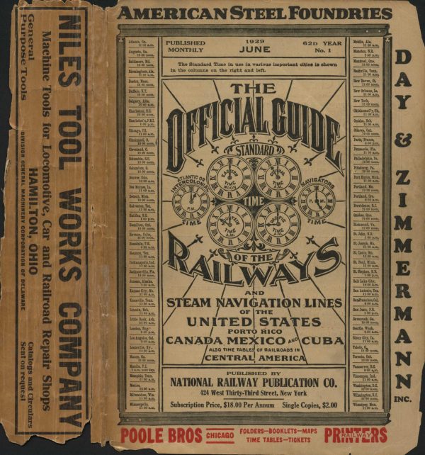 Official Guide of the Railways 1929-06 [N America]