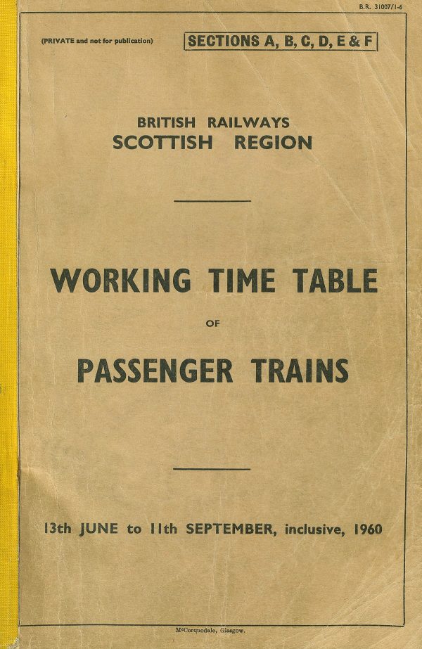Scottish Passenger WTT Section F 1960-06