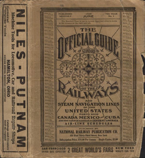 Official Guide of the Railways 1939-06 [N America]