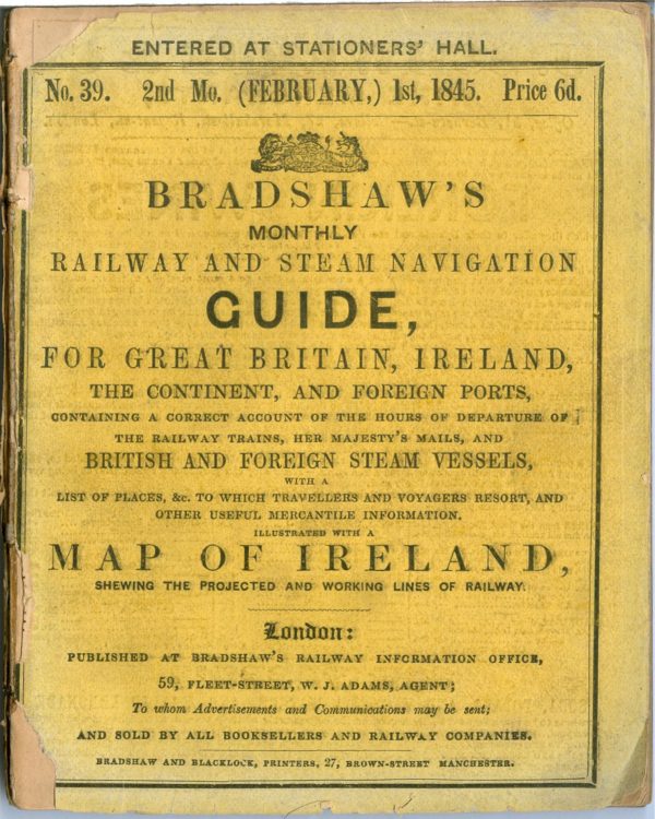 Bradshaw 1845-02 [Great Britain]
