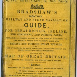 Bradshaw 1845-08 [Great Britain]