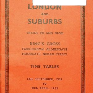 LNER Suburban KX Broad St 1931-09 [Great Britain]