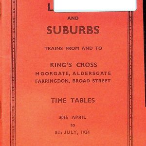 LNER Suburban KX Broad St 1934-04 [Great Britain]