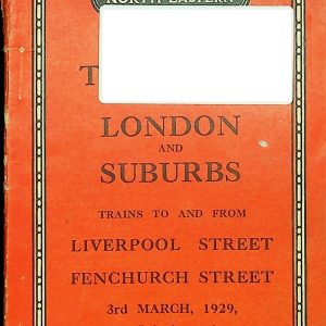 LNER Suburban Liverpool St Fenchurch St 1929-03 [Great Britain]