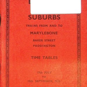 LNER Suburban Marylebone 1933-07 [Great Britain]