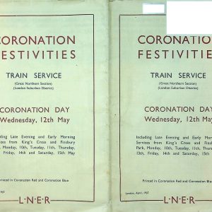 LNER Great Northern Coronation Festivities 1937-05-12 [Great Britain]