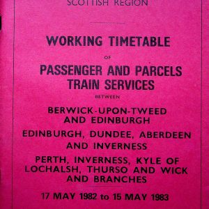 WTT BR Scottish Passenger Section GC 1982-05