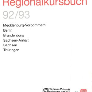 DB & DR Eastern Germany 1992-09 [Germany]