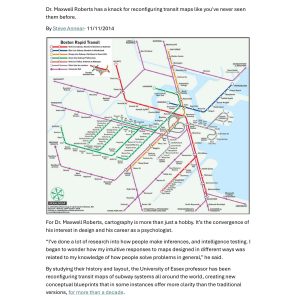 Annear - A TWIST ON THE MBTAS MAP DESIGN 2014