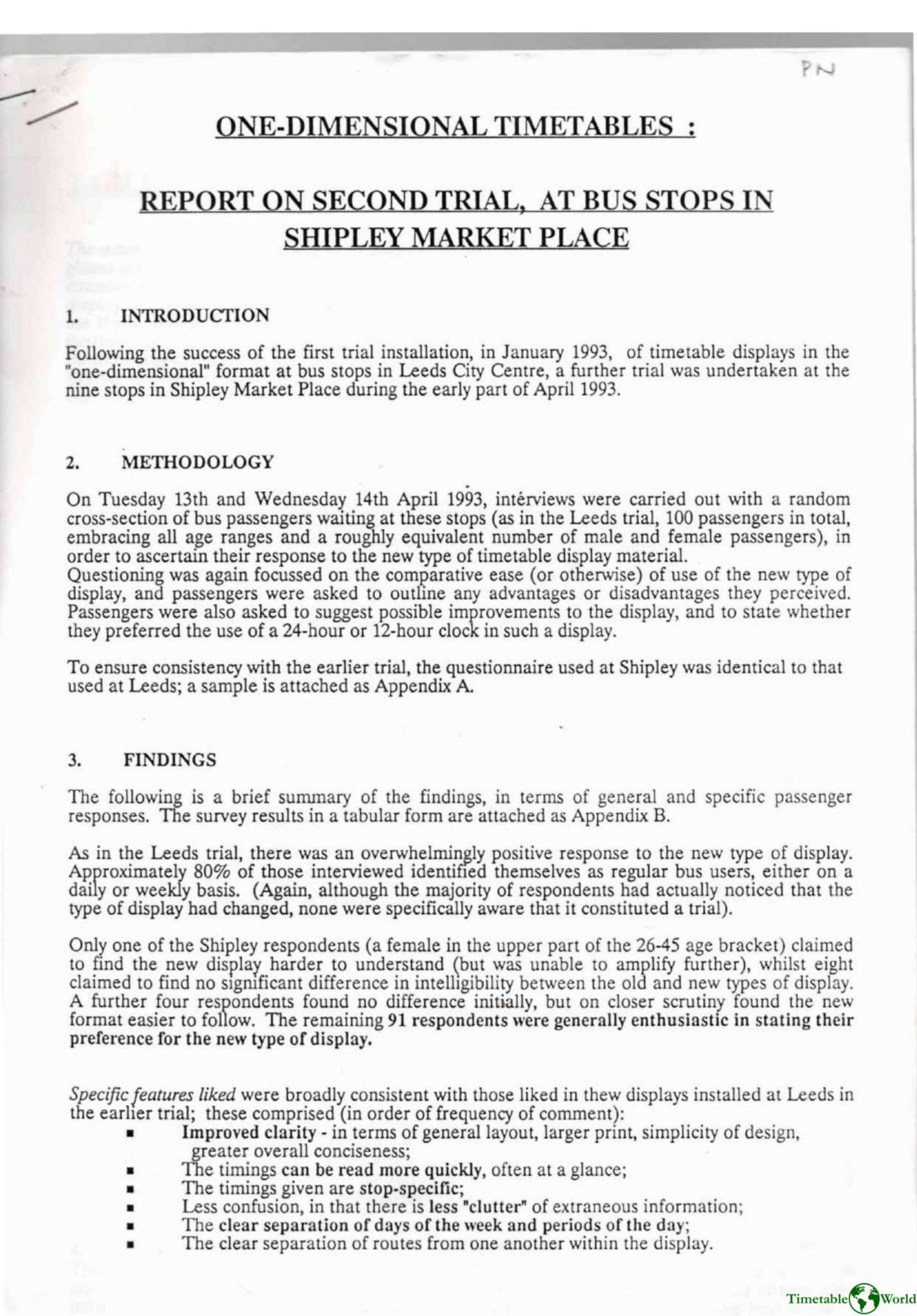 Anon - ONE-DIMENSIONAL TIMETABLES 1993