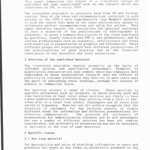 Balcombe and Vance - INFORMATION FOR BUS PASSENGERS 1996