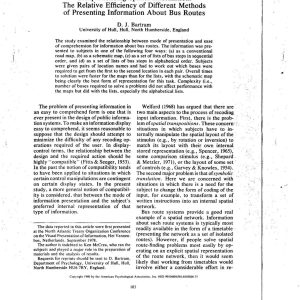 Bartram - COMPREHENDING SPATIAL INFORMATION 1980