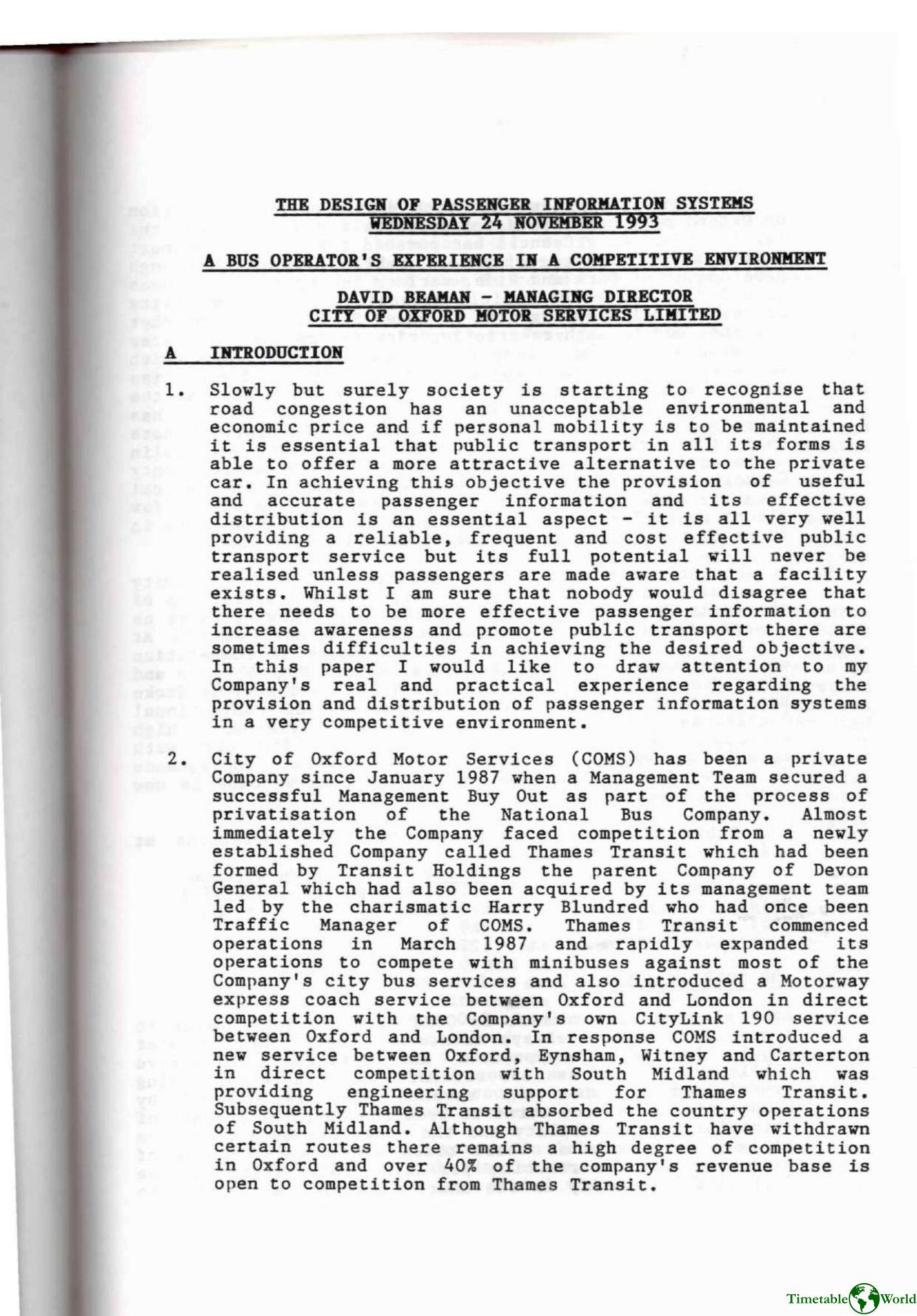 Beaman - THE DESIGN OF PASSENGER INFORMATION SYSTEMS 1993