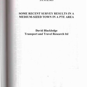 Blackledge - THE DESIGN OF PASSENGER INFORMATION SYSTEMS 1992
