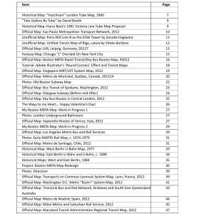 Booth - TRANSIT MAPS 2012 2012
