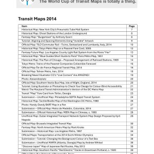 Booth - TRANSIT MAPS 2014 2014