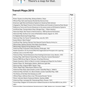 Booth - TRANSIT MAPS 2015 2015