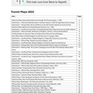 Booth - TRANSIT MAPS 2022 2022