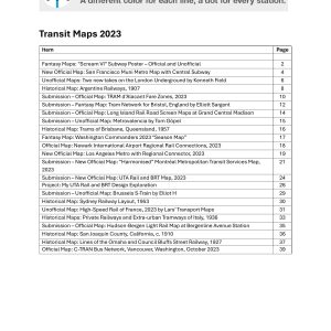 Booth - TRANSIT MAPS 2023 2023
