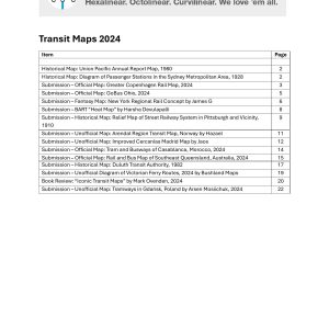 Booth - TRANSIT MAPS 2024 2024