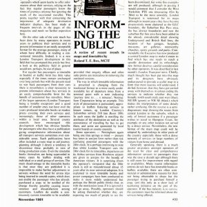 Box - INFORMING THE PUBLIC 1981