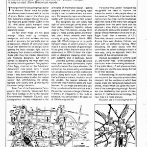 Braidwood - BIRTH OF THE INTELLIGIBLE BUS MAP 1981