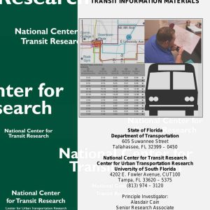 Cain - DESIGN ELEMENTS OF EFFECTIVE TRANSIT INFORMATION MATERIALS 2004