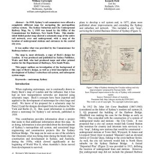 Cartwright and Field - SYDNEYS SUBURBAN AND CITY UNDERGROUND RAILWAY MAP No 1, 1939 2019