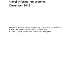 Chang, Morahan, Rive, Thomas and Crooks - CUSTOMERS REQUIREMENTS OF MULTI MODAL TRAVEL INFORMATION SYSTEMS 2013