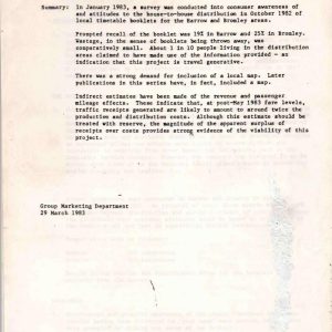 Day - MARKET RESEARCH INTO LOCAL SERVICE INFORMATION BOOKLETS DISTRIBUTED IN HARROW AND KINGSTON 1983