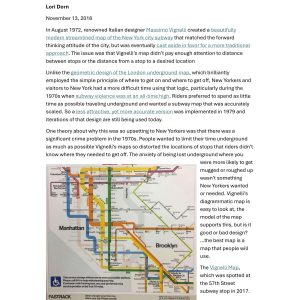 Dorn - WHY NEW YORKERS PREFERRED A LESS ATTRACTIVE BUT PROPERLY SCALED SUBWAY MAP OVER A MODERN REDESIGN 2018