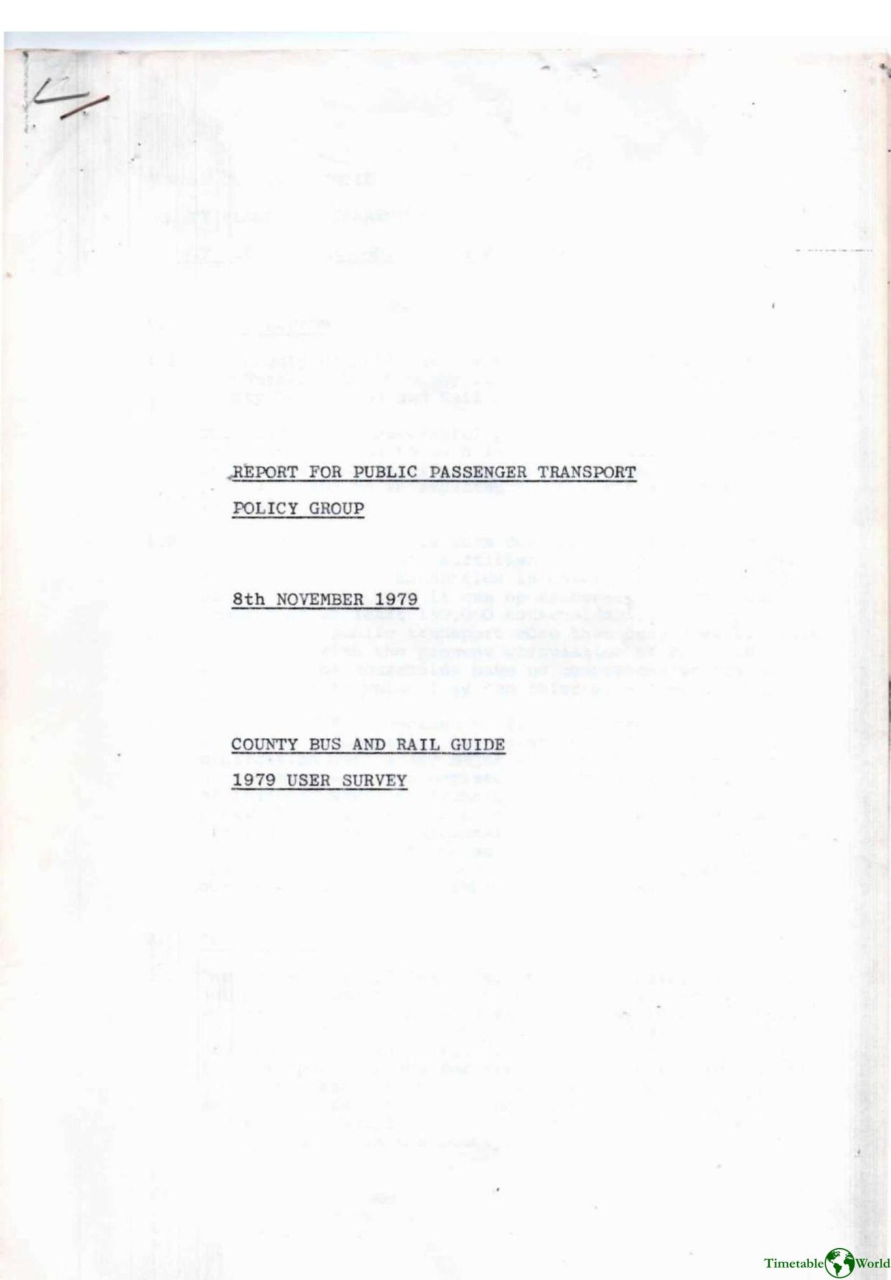 Durham County Council - COUNTY BUS AND RAIL GUIDE 1979