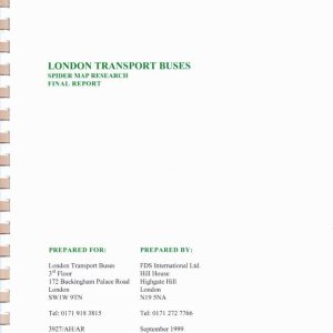 FDS International Ltd - SPIDER MAP RESEARCH 1999