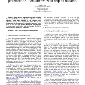 Grison - SCHEMATIC MAP DESIGN - FROM PERFORMANCE TO PREFERENCE 2019