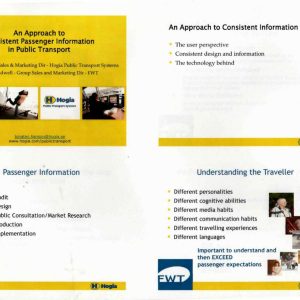 Hanson and Treadwell - AN APPROACH TO CONSISTENT PASSENGER INFORMATION IN PUBLIC TRANSPORT 2010