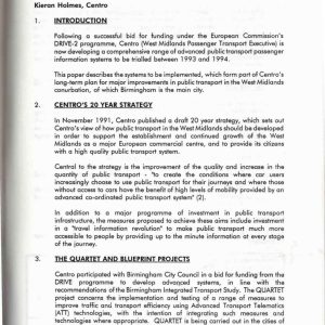 Holmes - CENTROS NEW TECHNOLOGY PASSENGER INFORMATION SYSTEMS 1992