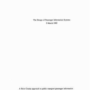 Hughes - THE DESIGN OF PASSENGER INFORMATION SYSTEMS 1992
