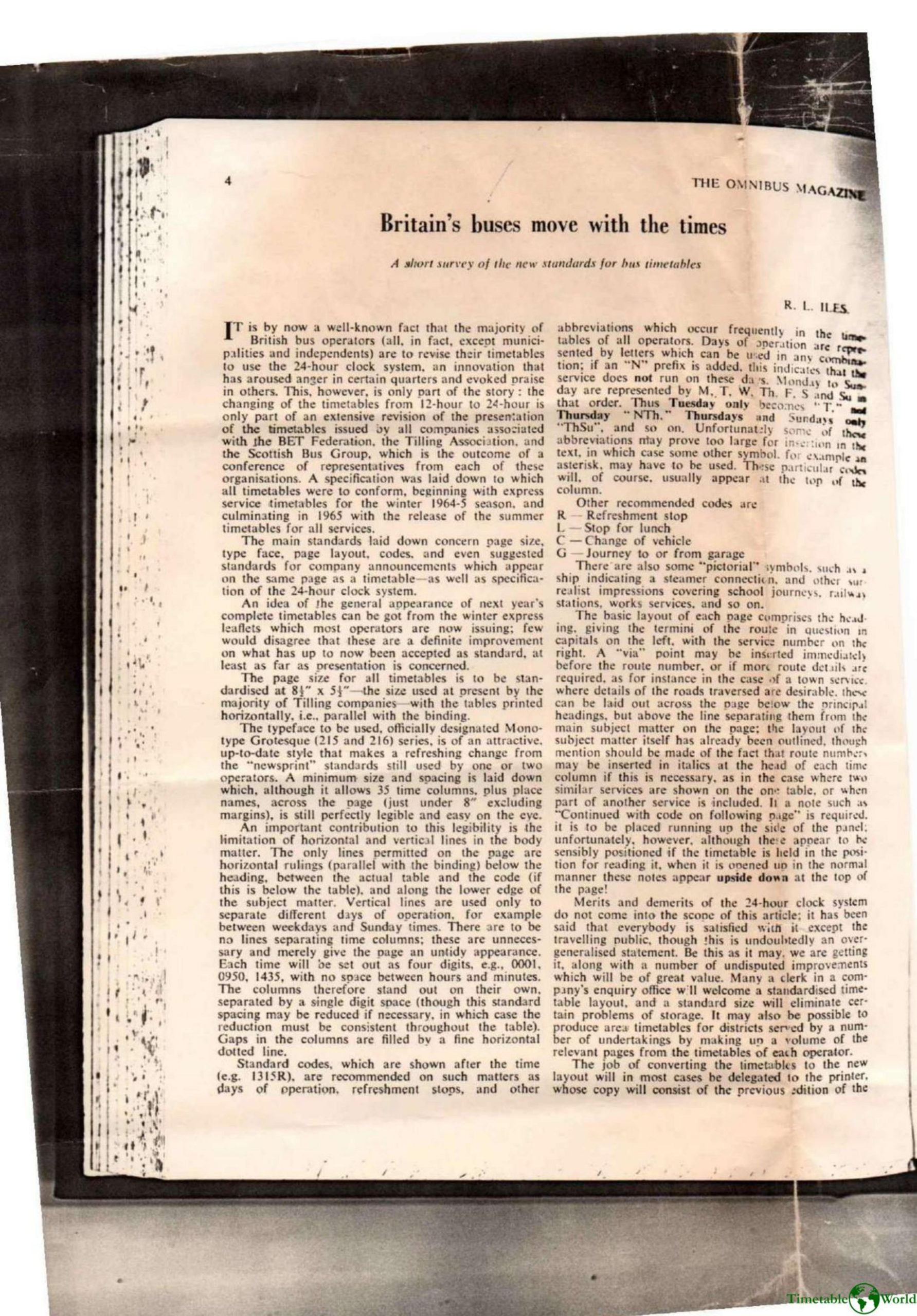 Iles - BRITAINS BUSES MOVE WITH THE TIMES 1965