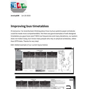Jerelxy836 - IMPROVING BUS TIMETABLES 2020